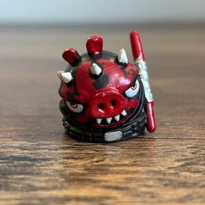 ANGRY BIRDS Star Wars DARTH MAUL Telepod Toy Figure QR CODE Cake Topper